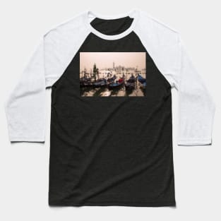 Misty Morning in Venice Baseball T-Shirt